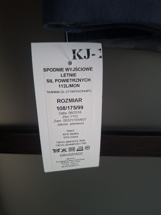 Spodnie wyjściowe letnie sił powietrznych