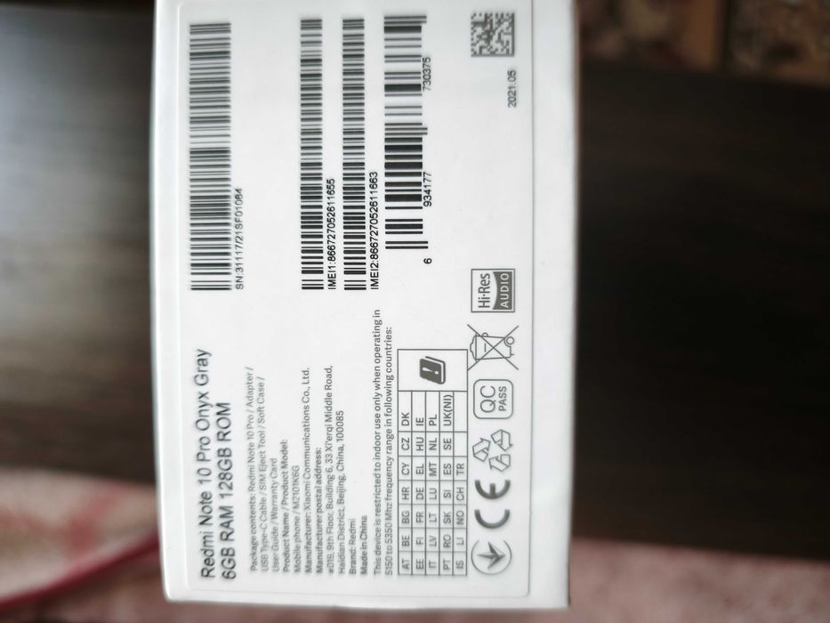 Xiaomi redmi note 10pro