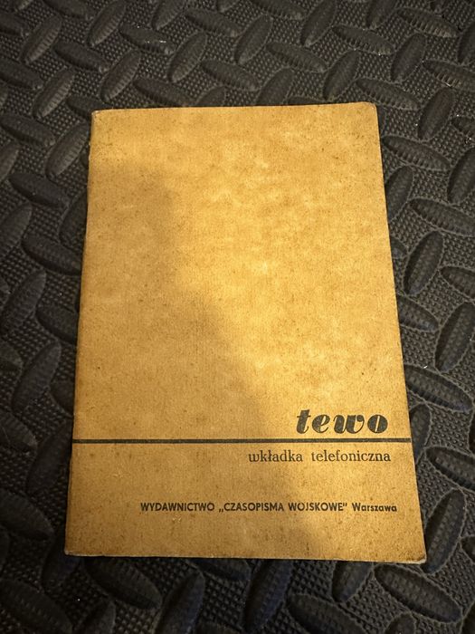 Wkladka telefoniczna TEWO