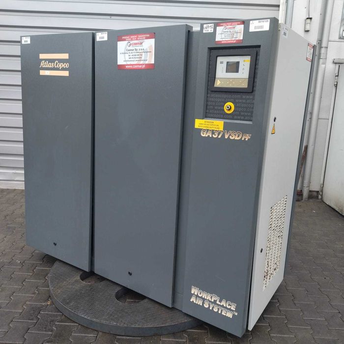 Sprężarka śrubowa Atlas Copco Ga 37VSDFF,37KW,S016125