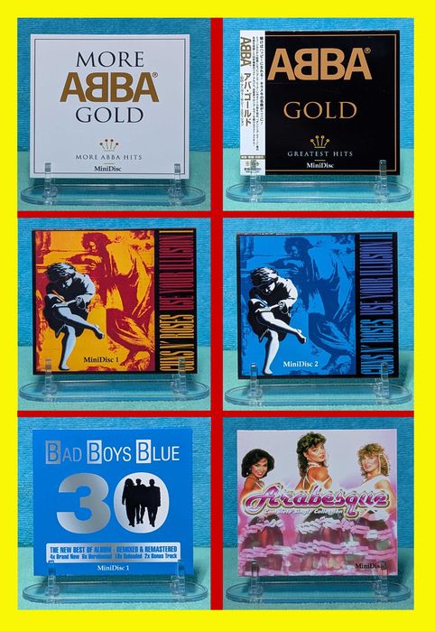 Минидиски Dire Straits, Chris Rea, ABBA, Boney M, Lady Gaga, Arabesque
