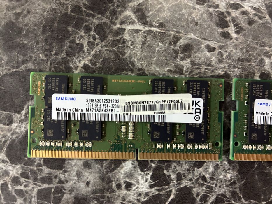 16x2 32GB Ram DDR4 3200MHz