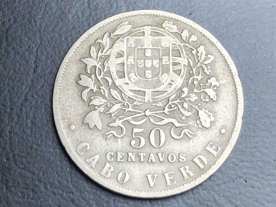 Cabo Verde 1930 - 50 Centavos Alpaca