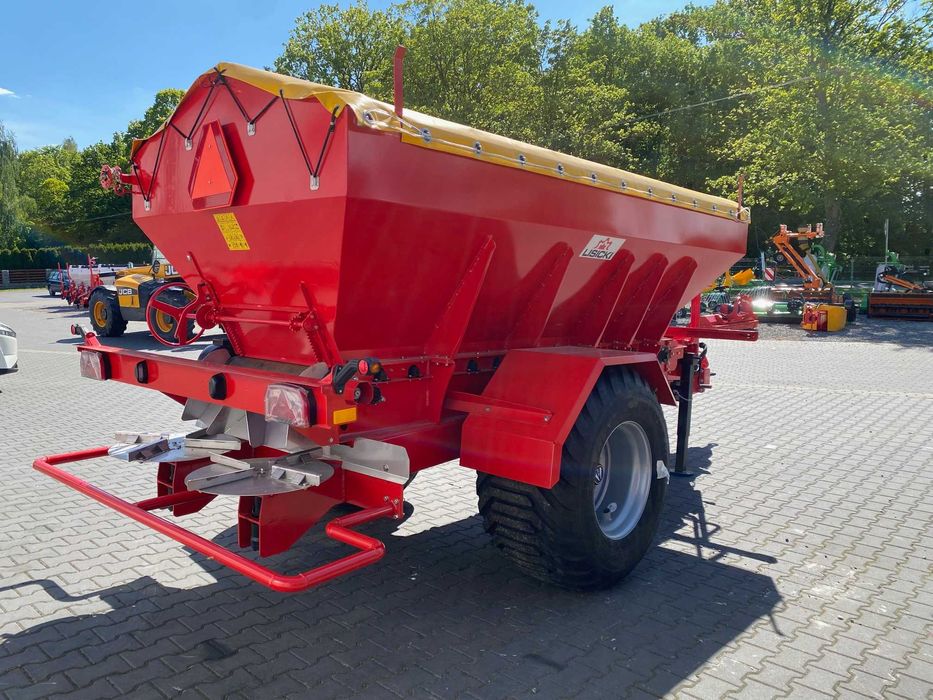 Rozsiewacz Nawozów Sypkich, Wapno, Nawóz. Taśmowy. 7T Lisicki Nowy!