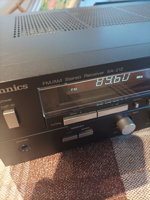 Amplituner Technics SA-212 Vintage, super, kolekcjonerski