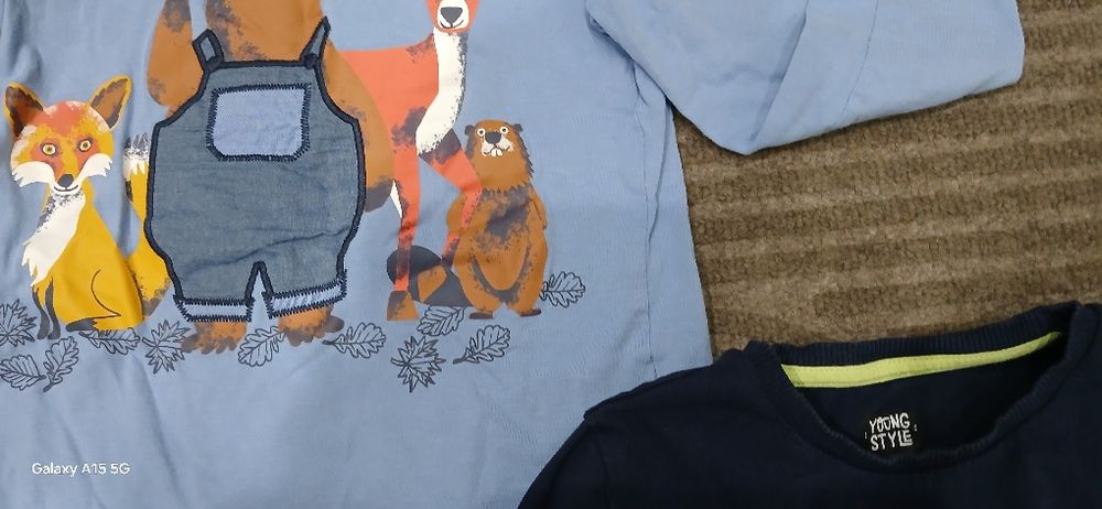 Bluzka koszulki  długim rękawem  2 szt.