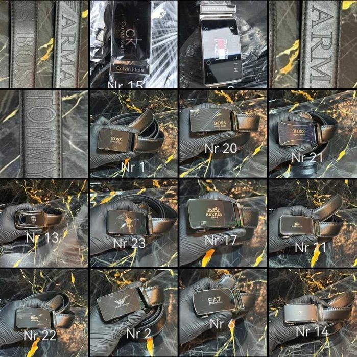 Paski do spodni Męskie pasek plus klamra