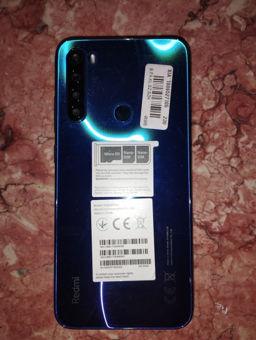 Xiaomi Redmi Note 8 4G/64gb azul, com oferta suporte para carro