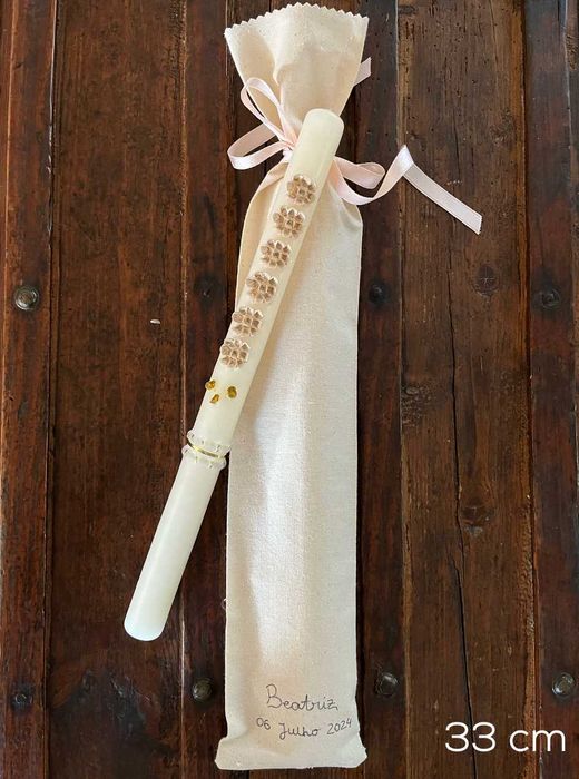 Baptism Candle with Customized Bag Gift64552037803395122