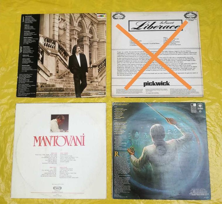 Discos Carlos do Carmo, Tom Jones, Música Clássica,..