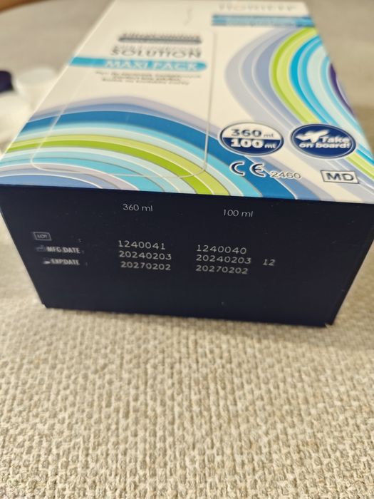 Płyny do soczewek 360ml+100ml