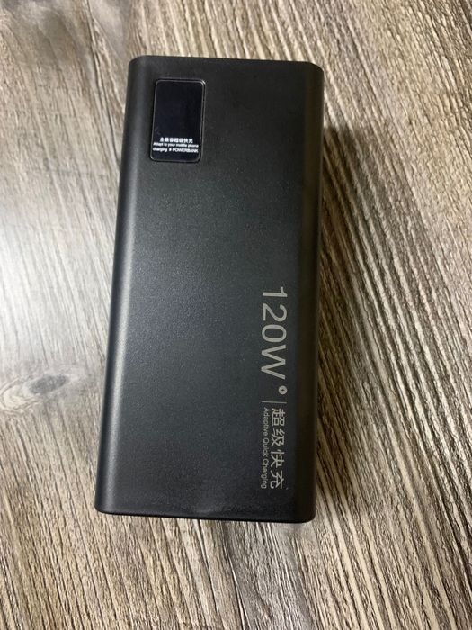 Power bank 120w для смартфонів 30000 mAh з підтримкою швидкої зарядки.