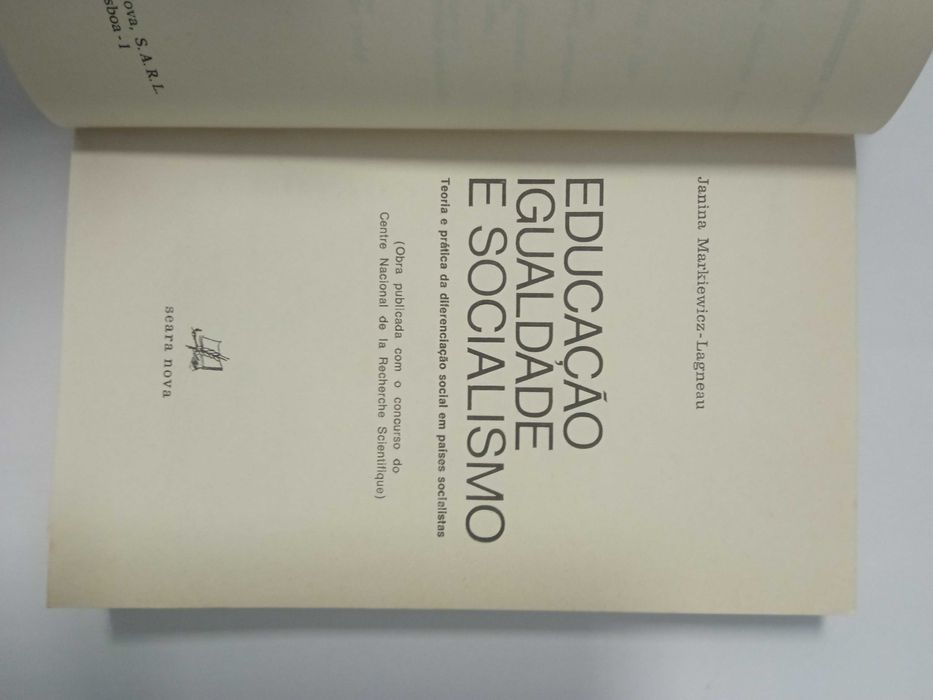 Educação, Igualdade e Socialismo, de Janina Markiewicz-Lagneau