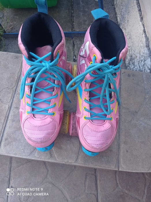 Rolki różowe rozmiar 33