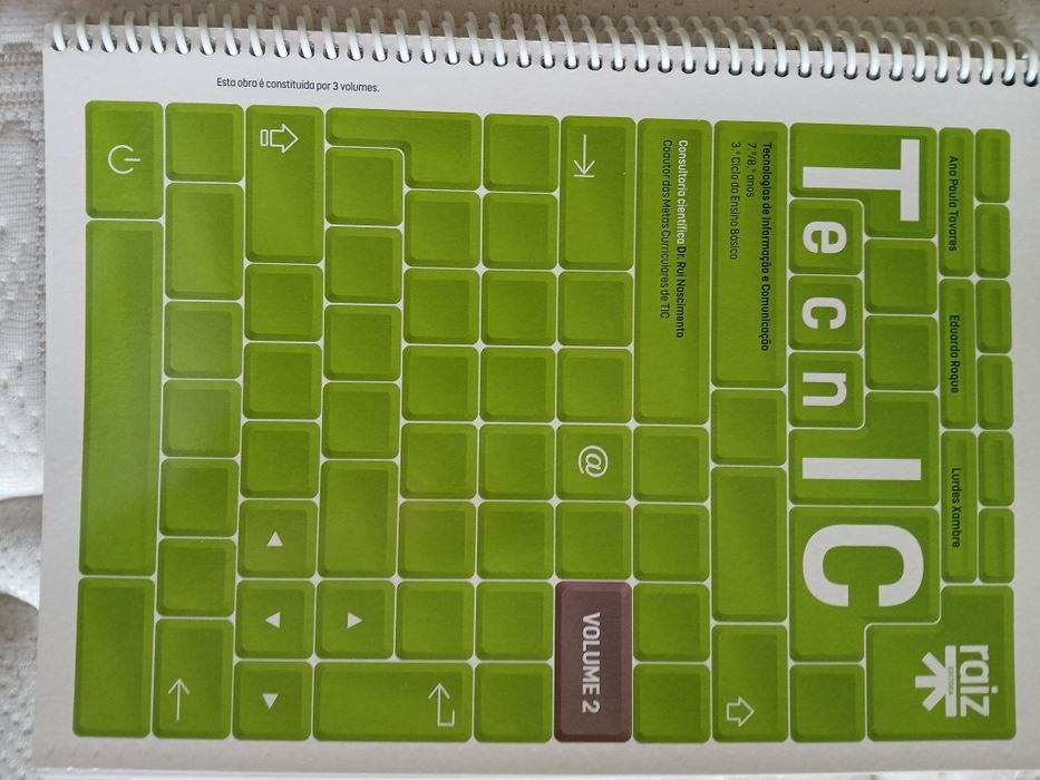 Manuais TIC - TecnIC 7 e 8º Anos - 3 Volumes