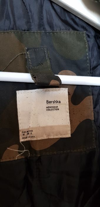 Męska kurtka moro zimowa Bershka M