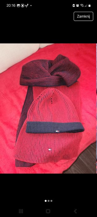 Komplet Tommy Hilfiger czapka szalik