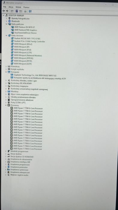Ryzen 7700 / 9070XT / 32GB RAM (Gwarancja)