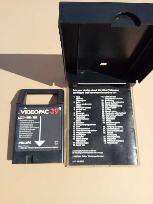 Jogo Vintage Videopac da Philips