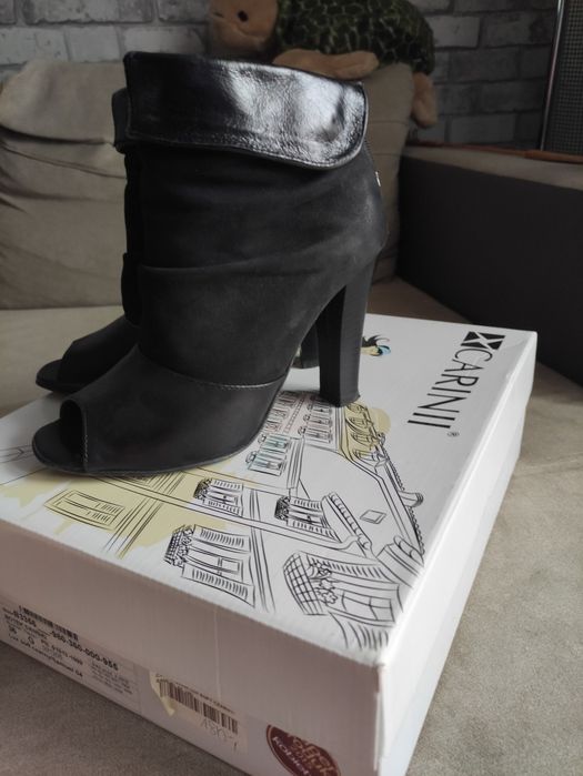 Botki Carinii 36 skóra