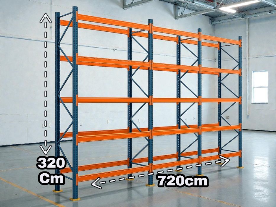 Regały magazynowe paletowe półkowe