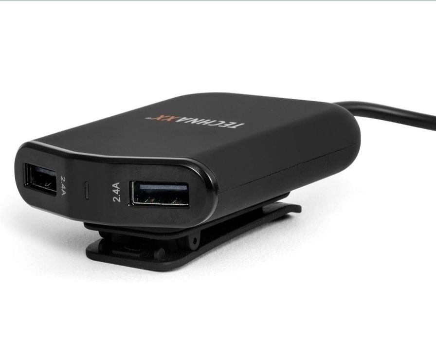 Technaxx rodzinna ładowarka samochodowa 4 x USB  nowa okazja prezent