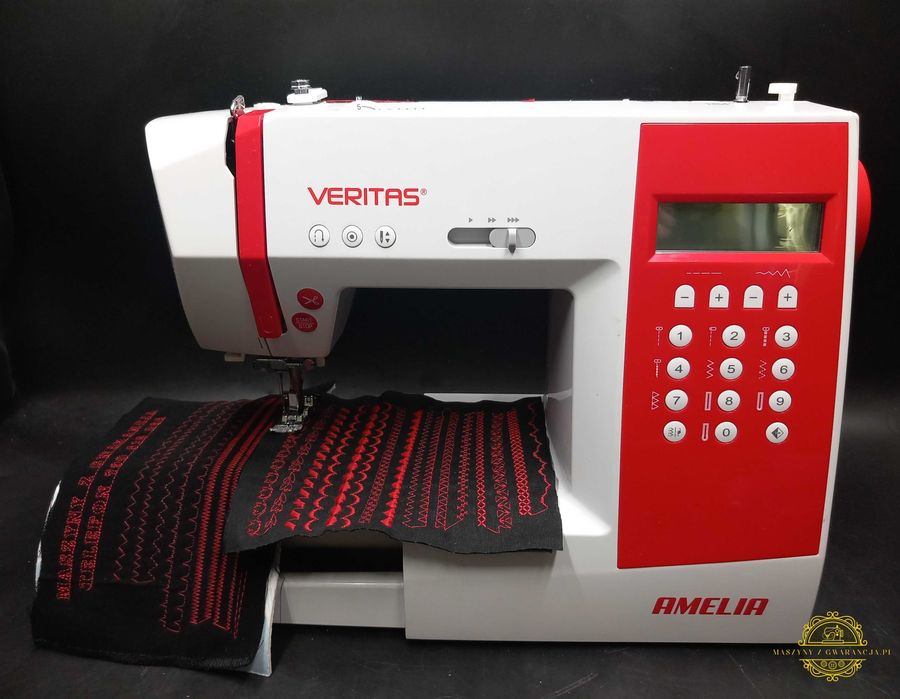 Maszyna do szycia Veritas 90 ściegów hafty obcinanie niciGWARANCJA ROK