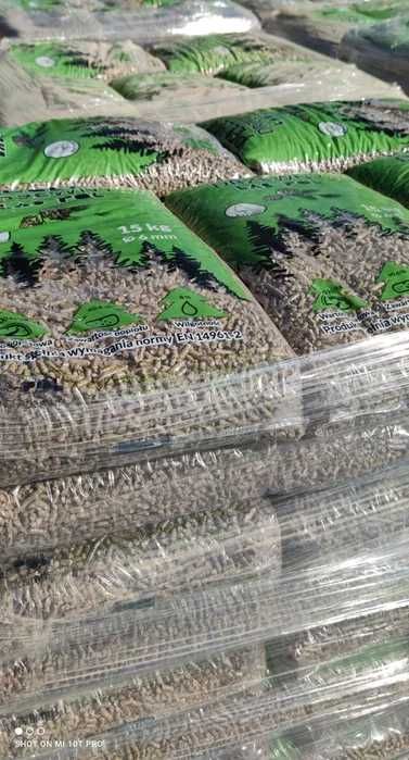 Pellet A1 drzewny 6mm Pelet Krotoszyn Ostrów Milicz Jarocin DOSTĘPNY