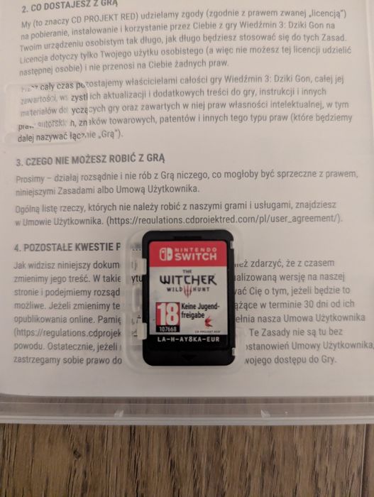 Wiedźmin 3 Dziki Gon Nintendo switch