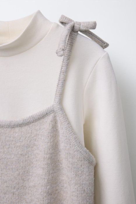 Водолазка zara білий гольф для дівчинки 148