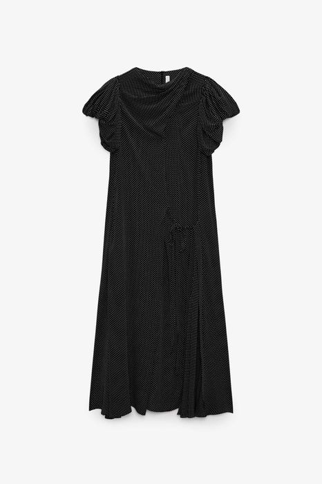 Платье в горошек Zara.  Тренд 2026. Оригинал