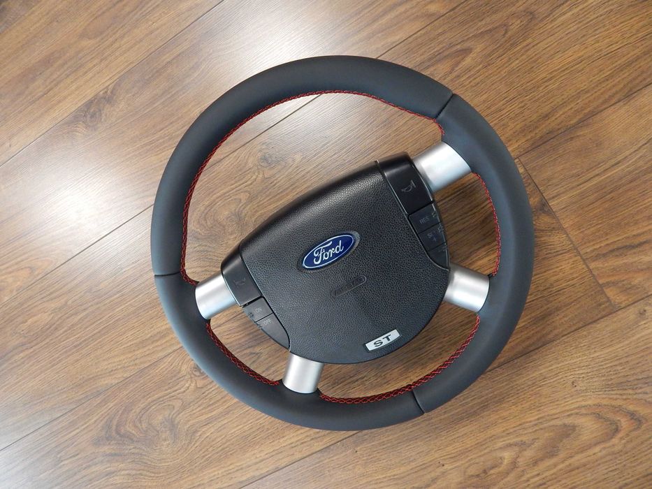 Ford Mondeo Mk3 ST nowa skóra czerwona nić poduszka multi