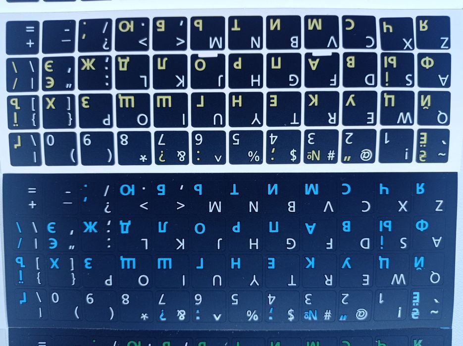 Наклейки для клавиатуры. Буквы для ноутбука. Качество: 35 грн. - Книги ...