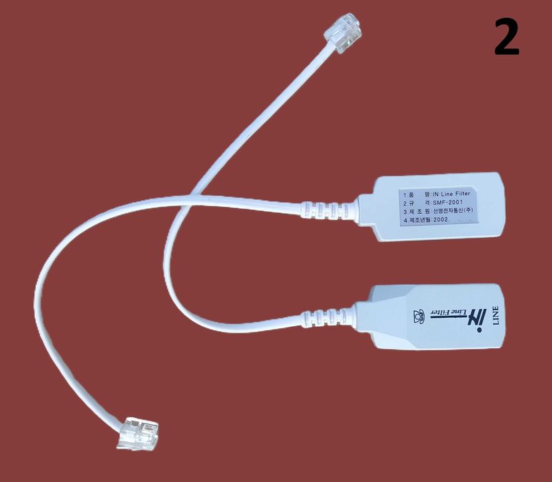 Microfiltros ADSL-Telefone-Novos