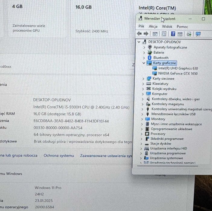 laptop do gier 17cali intel i5 nvidia gtx