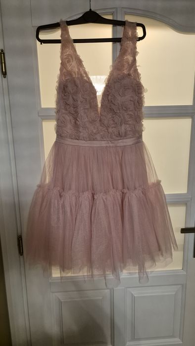 Sukienka Tiulowa z różami MBella