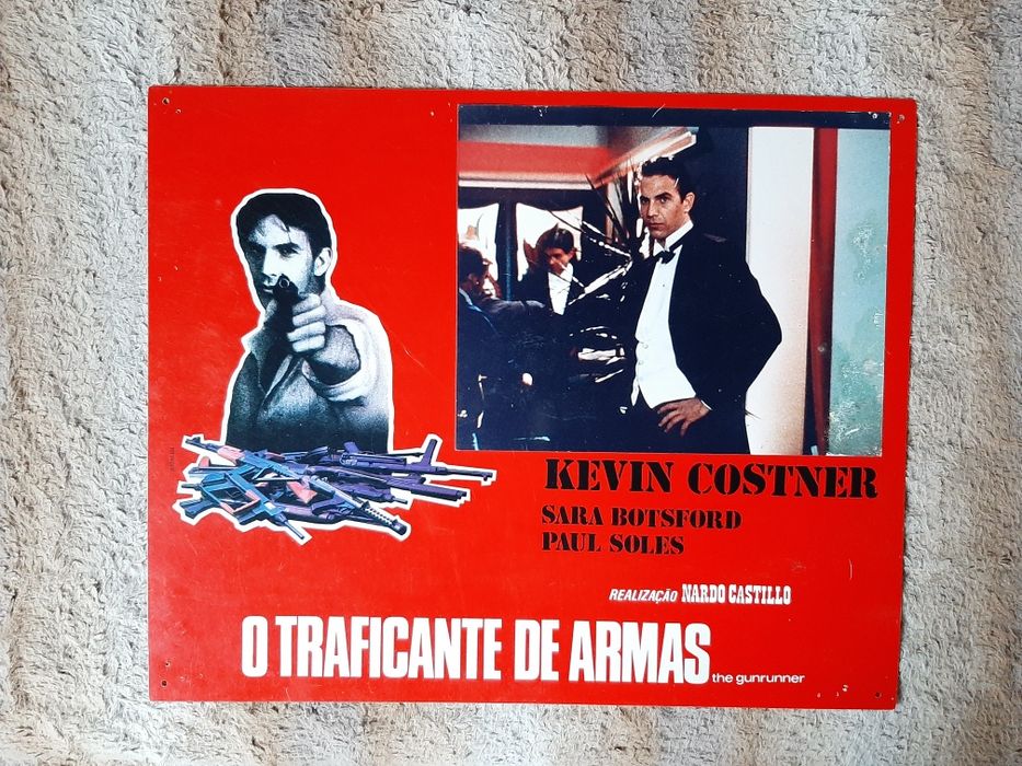 Cartaz de cinema O Traficante de Armas (Kevin Costner)