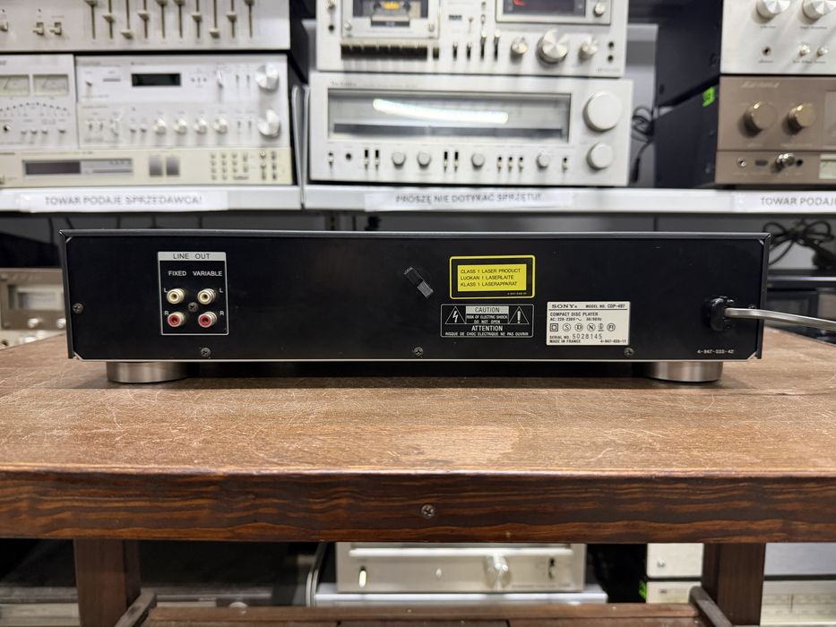 ‼️ Sony CDP-497 – Odtwarzacz CD Hi-Fi z Przetwornikiem Pulse DAC i Programowaniem Odtwarzania Utworów | Audio Room
