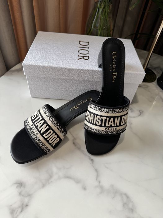 Klapki Dior Dway Heeled black