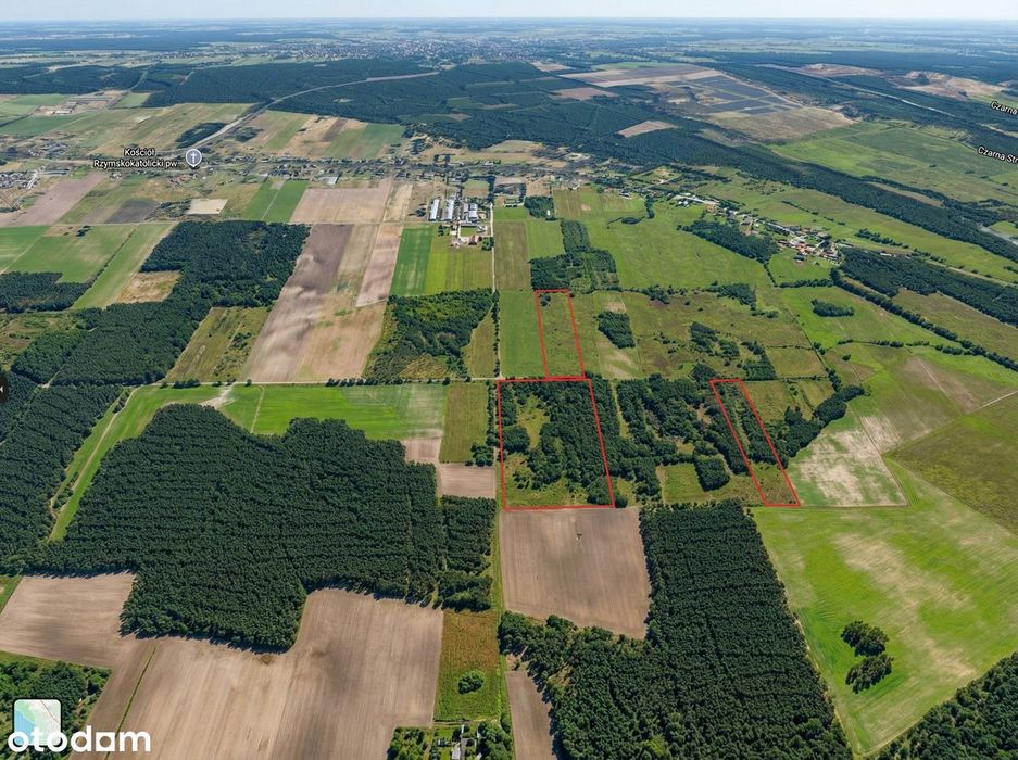 Grunt z przestrzenią i spokojem – 9,13 ha Studzieniec
