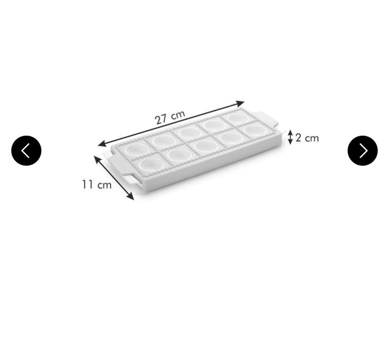 Forma para ravioli redondo DELICIA 10 pcs - Tescoma NOVO