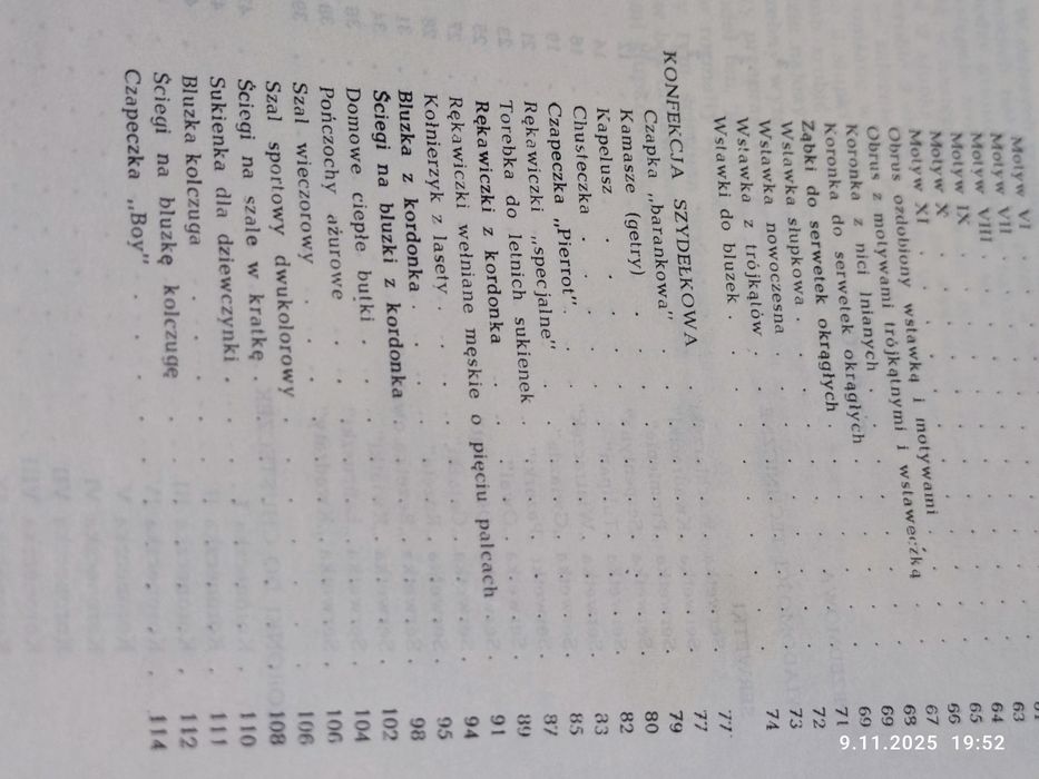 Szydełko wzory Serwetki konfekcja szydełkowa H. Gawrońska