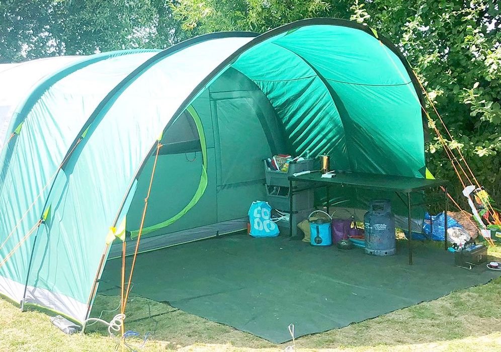 Outwell Claros L najleprzy duży stół turystyczny gratis 4 krzesła