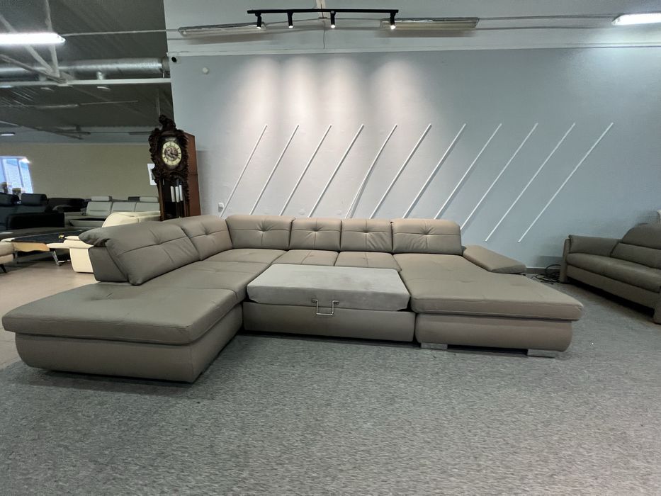 Виставковий стан новий великий розкладний диван капучіно