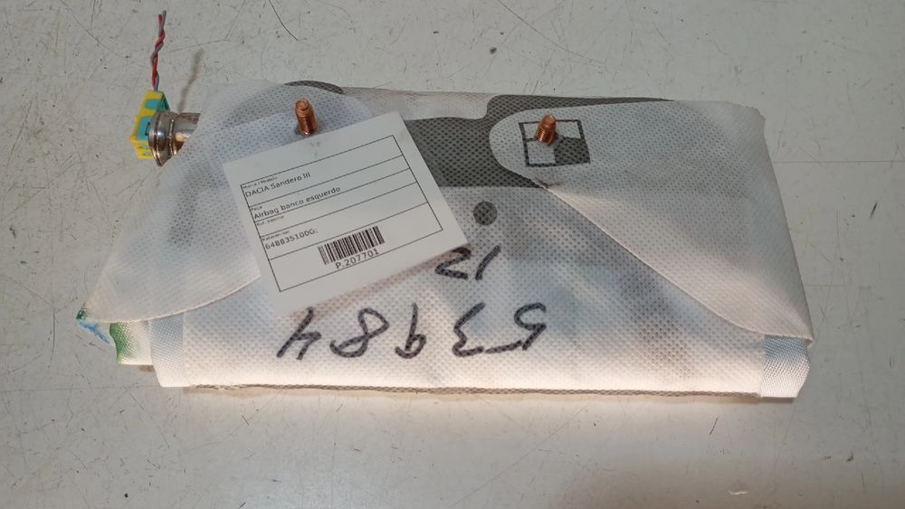 Airbag banco esquerdo DACIA Sandero III