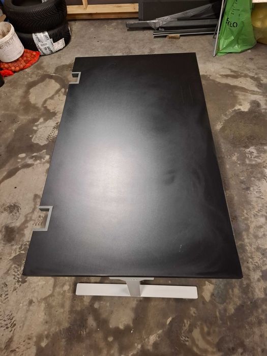 Biurko czarne mdd 80x140