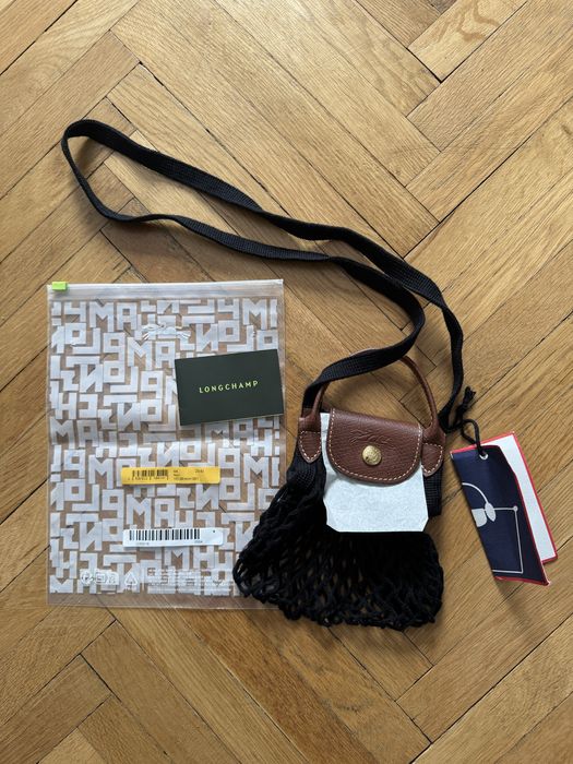 Longchamp torebka le pliage siatka net knitted