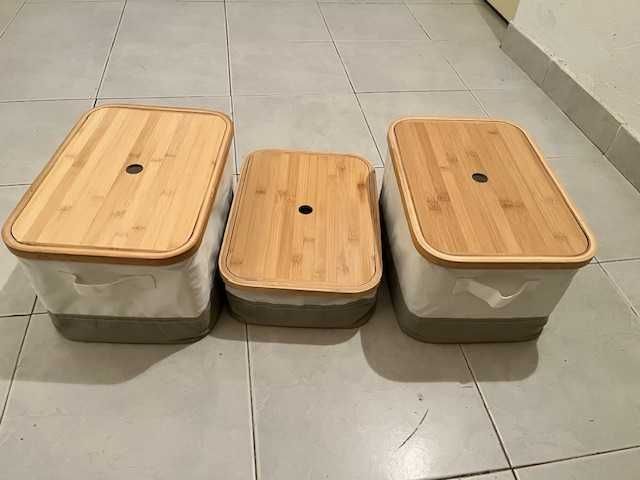 Caixas com tampa Rabbla IKEA