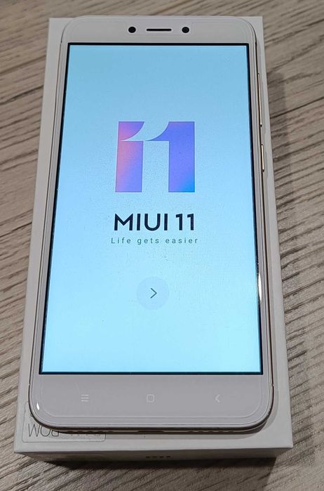 Xiaomi Redmi 4X 3GB RAM 32GB ROM Dual SIM złoty ETUI Bardzo dobry