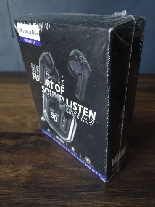 Słuchawki douszne Ultrapods Max – NOWE, bezprzewodowe Bluetooth, etui